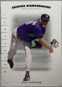 Curt Schilling #60 Baseball Cards 2001 SP Authentic