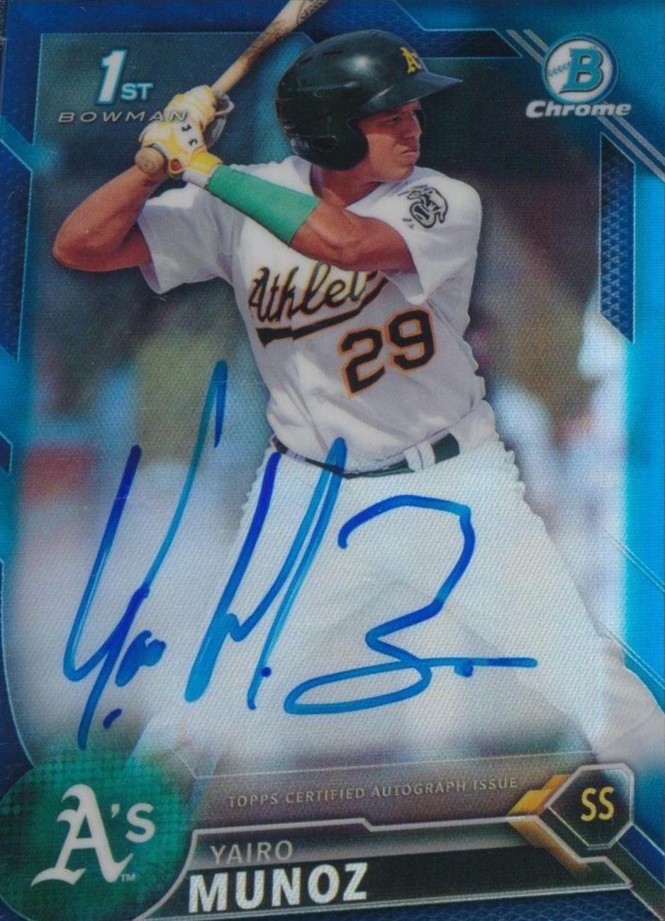 Yairo Munoz [Blue Refractor] #CPA-YMU