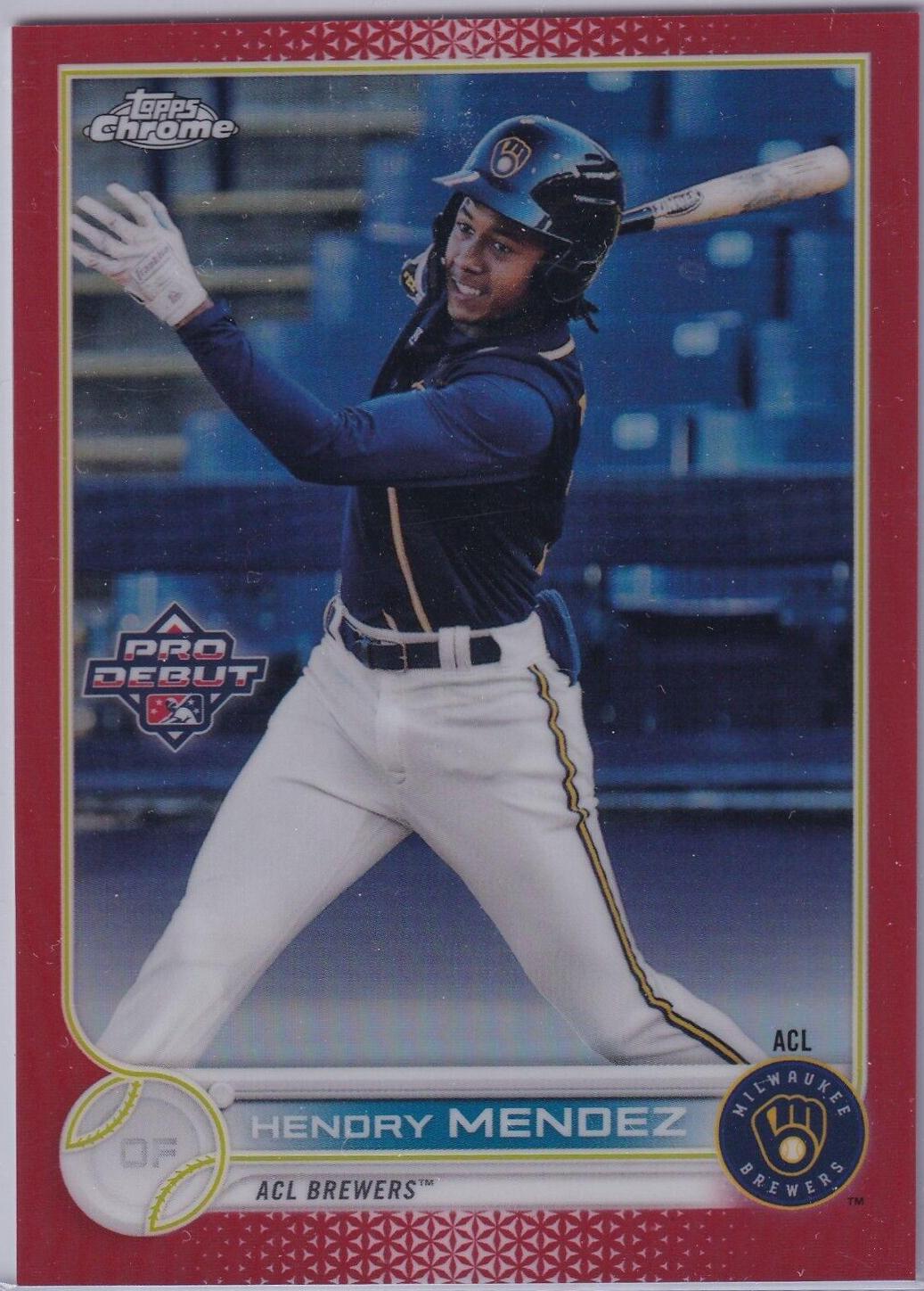 Hendry Mendez [Red Refractor] #PDC-128
