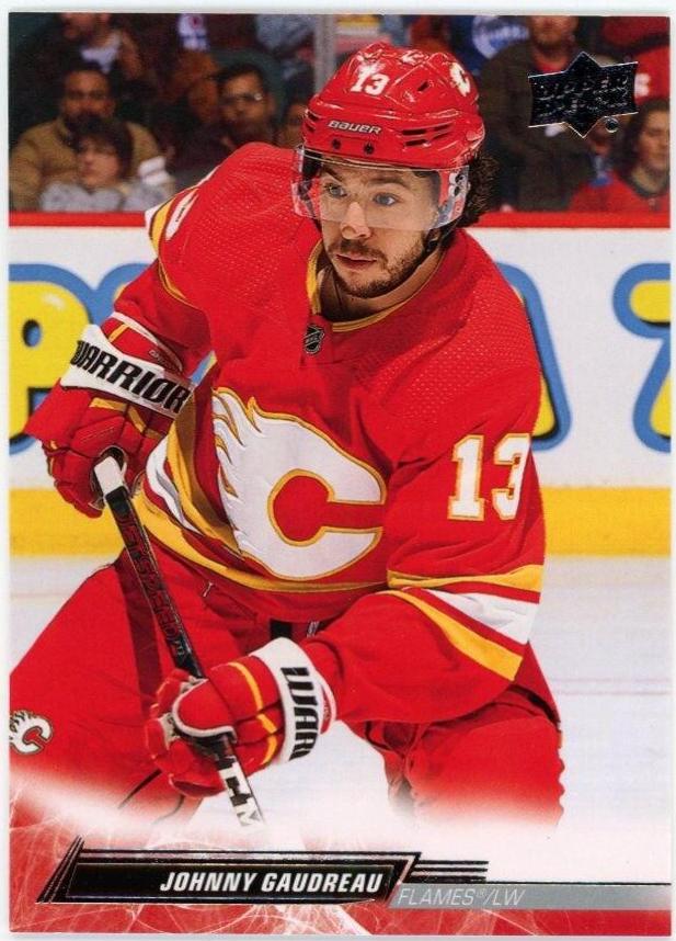 Johnny Gaudreau #26 Hockey Cards 2022 Upper Deck