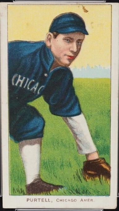 Billy Purtell #NNO Baseball Cards 1909 T206 Sovereign 350