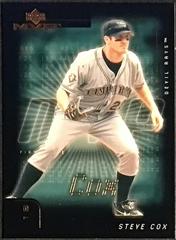 Steve Cox #38 Baseball Cards 2002 Upper Deck MVP Prices