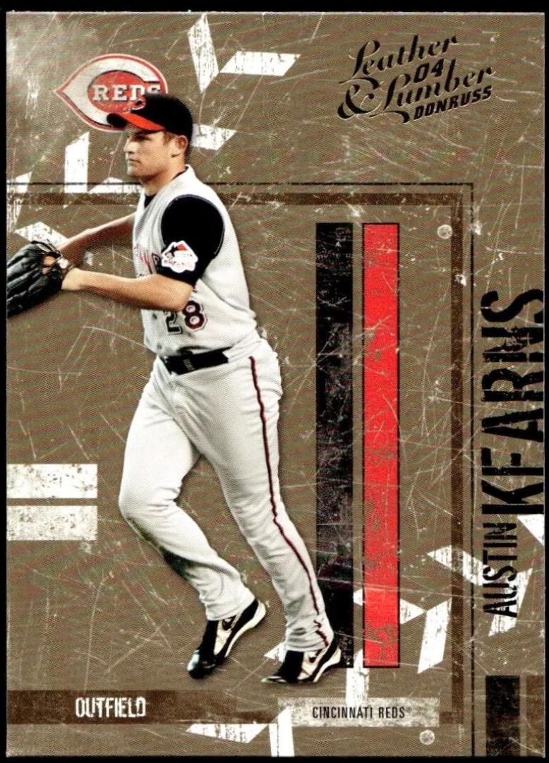 Austin Kearns #40 Baseball Cards 2004 Donruss Leather & Lumber