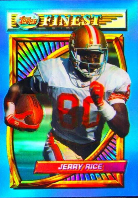 Jerry Rice #12 Football Cards 1994 Topps Finest