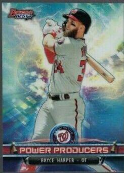 Bryce Harper #PP-BH Baseball Cards 2018 Bowman's Best Power Producers