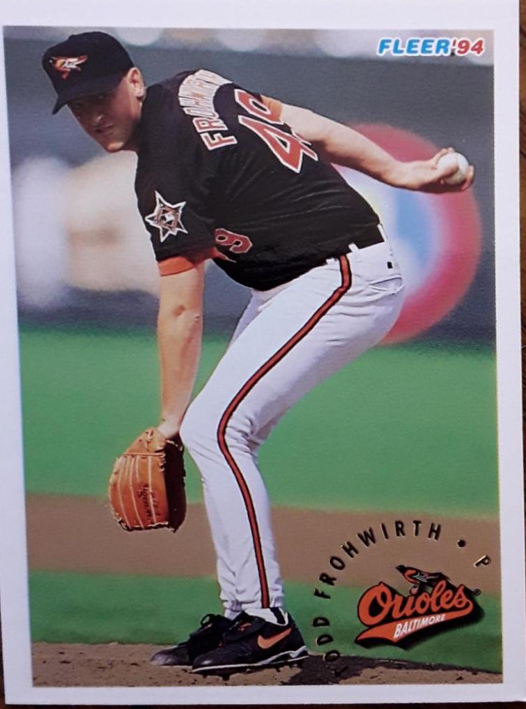 Todd Frohwirth #4 Baseball Cards 1994 Fleer