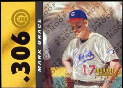 Mark Grace #191 1996 Pinnacle Starburst Baseball