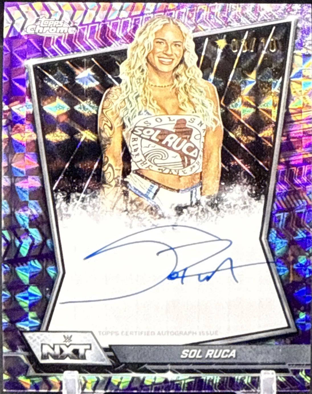 Sol Ruca [Purple Geometric Refractor] #NXT-SOL