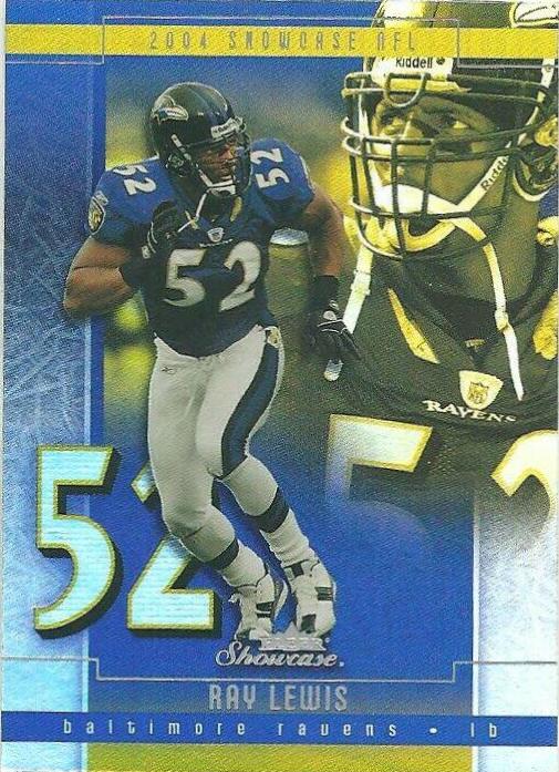 Ray Lewis #13 Football Cards 2004 Fleer Showcase