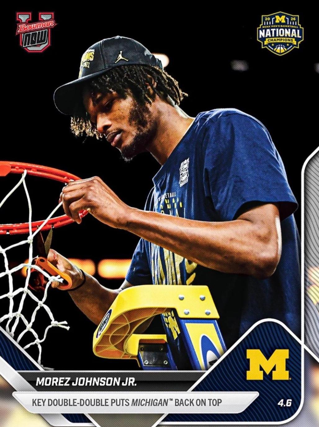 Morez Johnson Jr #126 2025 Bowman U Now Basketball