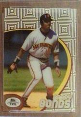 Barry Bonds [Pattern 36] #3 Baseball Cards 1998 Topps Tek Prices
