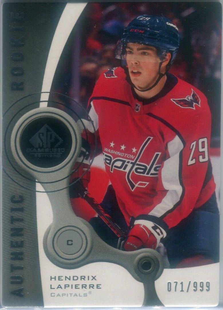 Hendrix Lapierre #R-58 Hockey Cards 2021 SP Game Used 2005-06 Retro Rookies