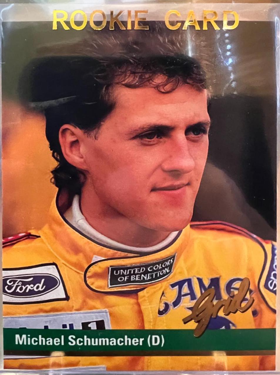 Michael Schumacher (D) #51 Racing Cards 1992 Grid F1
