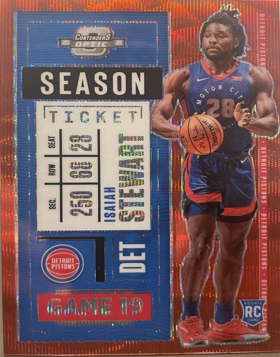 Isaiah Stewart #19 2020-21 Panini Contenders Optic Basketball Rookies Asia