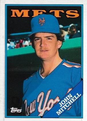 John Mitchell #207 Baseball Cards 1988 Topps
