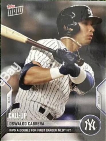 Oswaldo Cabrera #735 2022 Topps Now Baseball