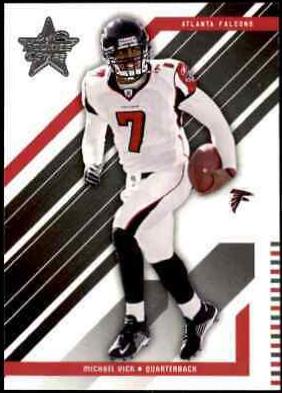 Michael Vick #4 Football Cards 2004 Leaf Rookies & Stars