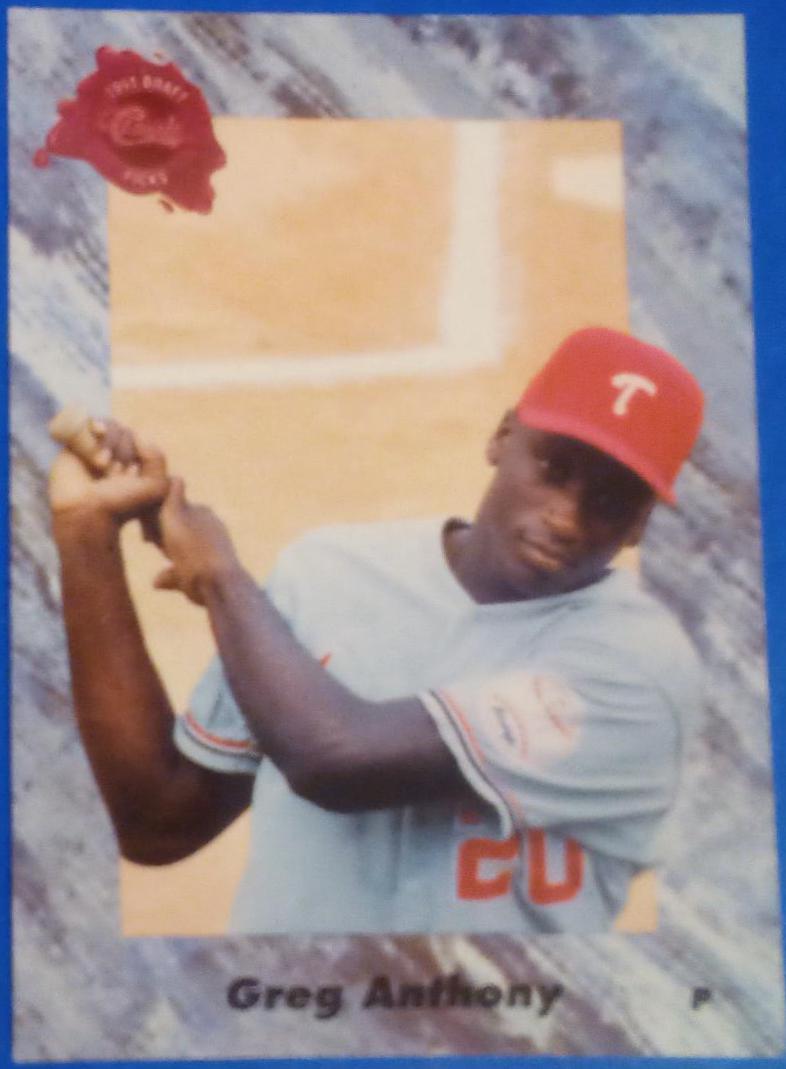 Greg Anthony #77 Baseball Cards 1991 Classic