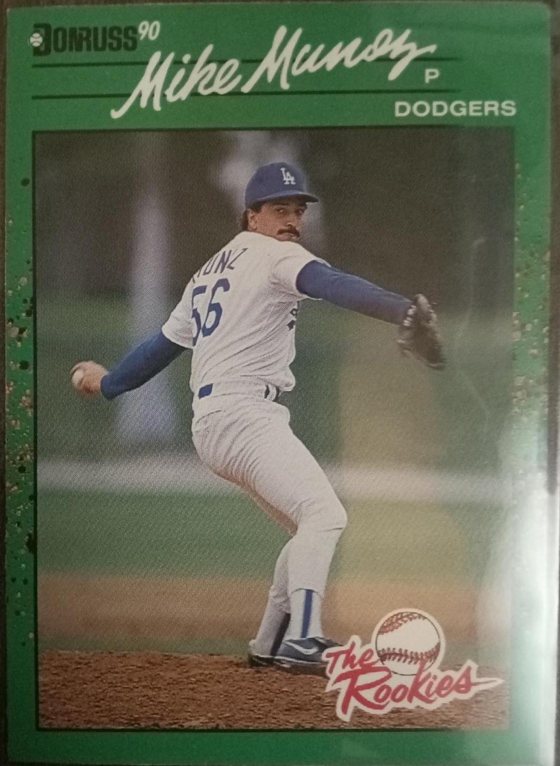 Mike Munoz #8 Baseball Cards 1990 Panini Donruss Rookies