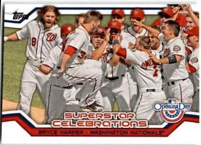 Bryce Harper #SC-22 Baseball Cards 2014 Topps Opening Day Superstar Celebrations