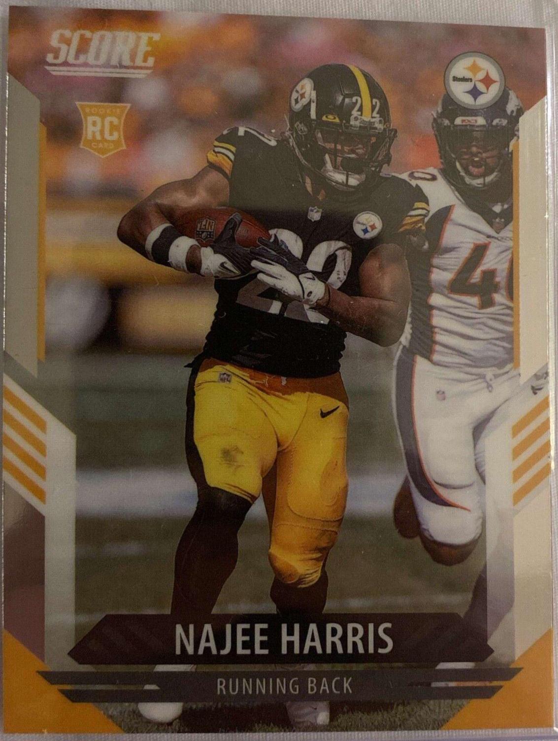 Najee Harris #409 Football Cards 2021 Panini Chronicles Score Update Rookies