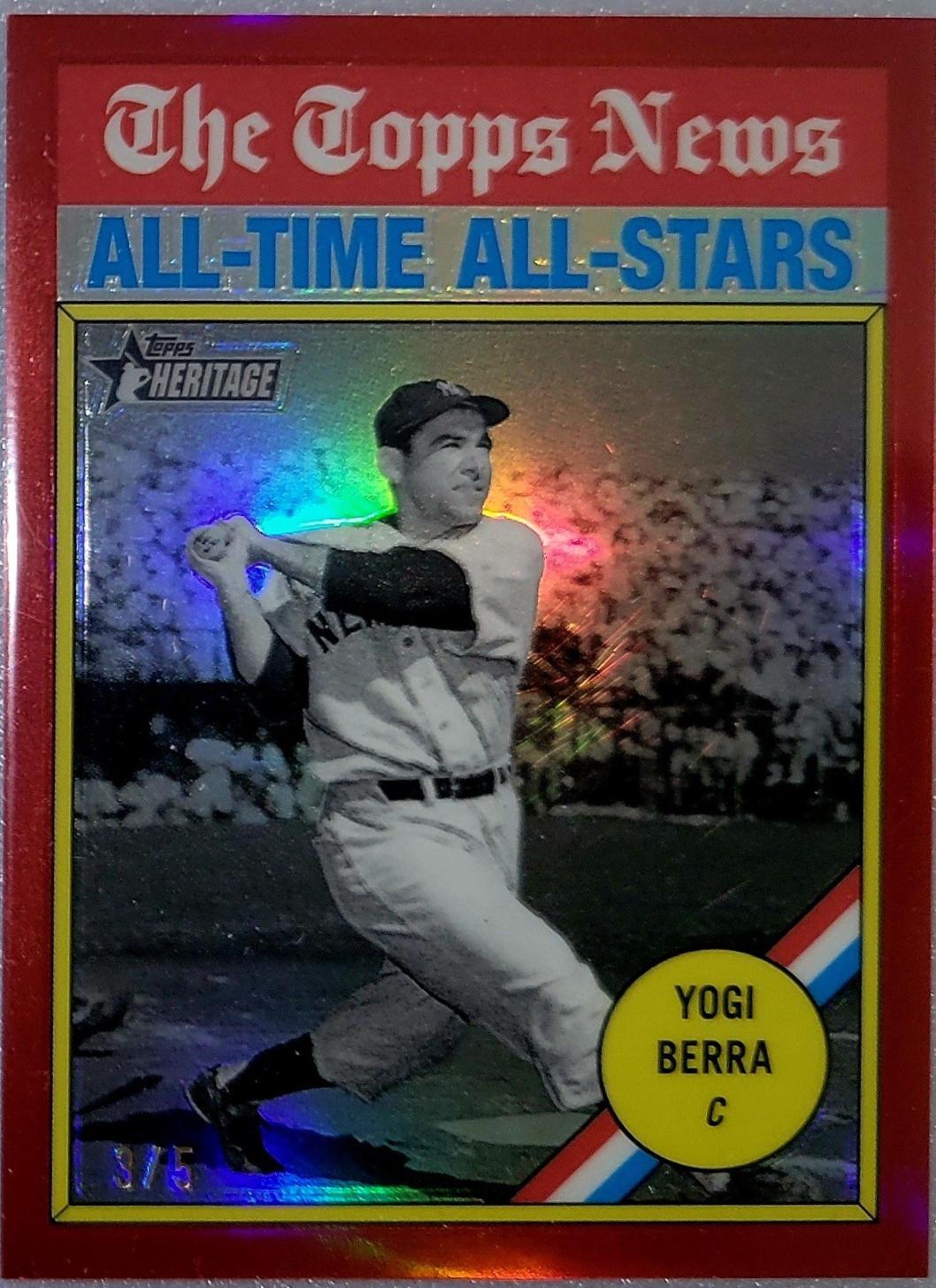 Yogi Berra [Red Chrome Variation] #344