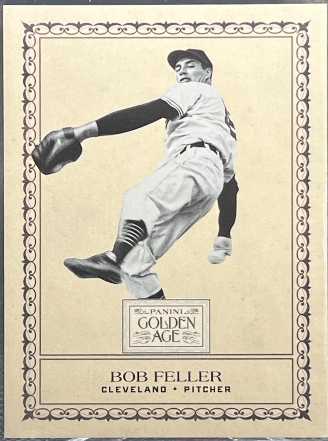 Bob Feller #8 Baseball Cards 2012 Panini Golden Age Newark Evening World Supplement