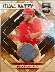 Dylan Carlson #PM-DC Baseball Cards 2020 Panini Elite Extra Edition Prospect Materials Prices