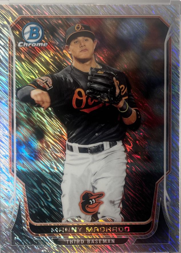 Manny Machado [Shimmer Refractor] #128