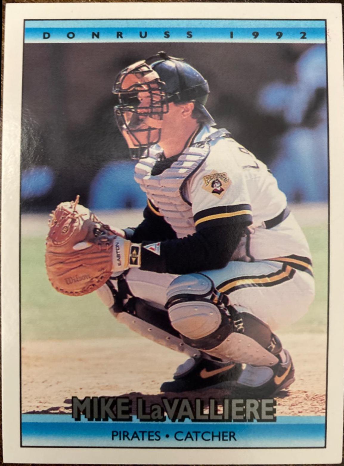 Michael LaValliere #121 Baseball Cards 1992 Donruss