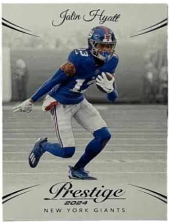 Jalin Hyatt #222 Football Cards 2024 Panini Prestige