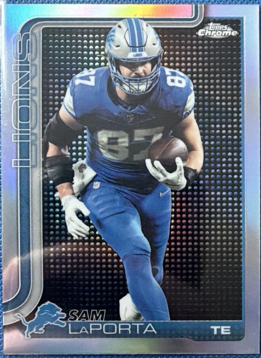 Sam LaPorta [Football Leather Refractor] #100