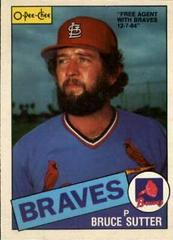 Bruce Sutter #370 Baseball Cards 1985 O Pee Chee Prices