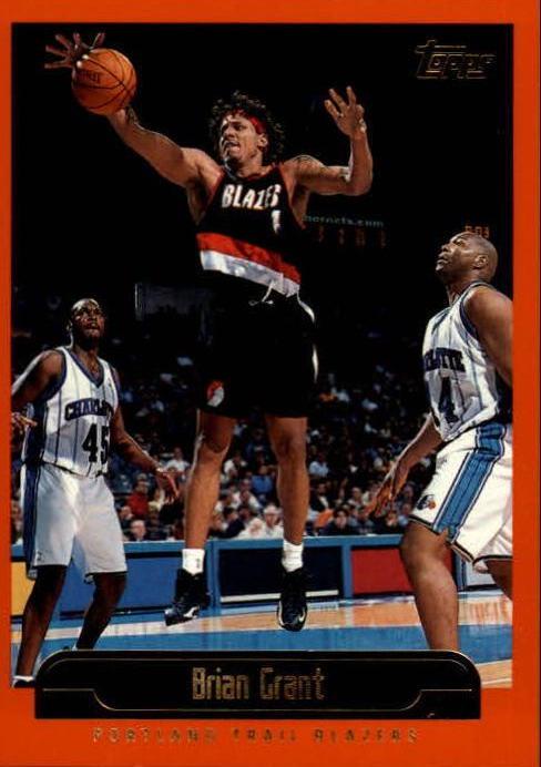 Brian Grant #34 Basketball Cards 1999 Topps