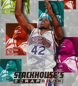 Jerry Stackhouse #S-10 Basketball Cards 1996 Fleer Stackhouse Scrapbook