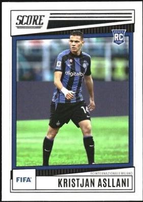 Kristjan Asllani #66 Soccer Cards 2022 Panini Score FIFA