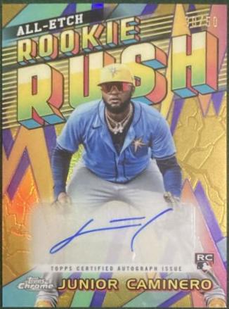 Junior Caminero [Gold Refractor] #CURR-JC