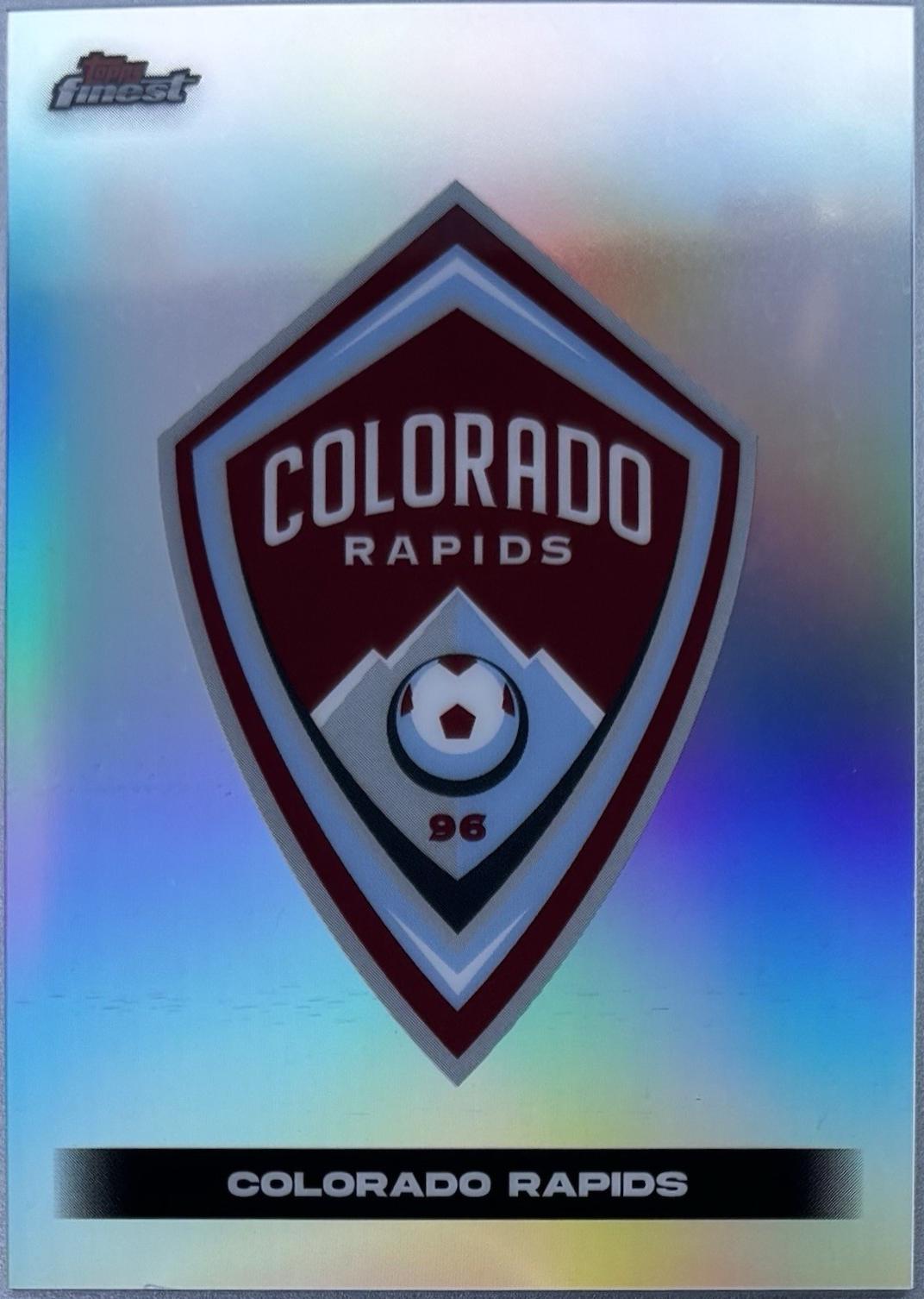 Colorado Rapids #TL-6 Soccer Cards 2024 Topps Finest MLS Team Logo