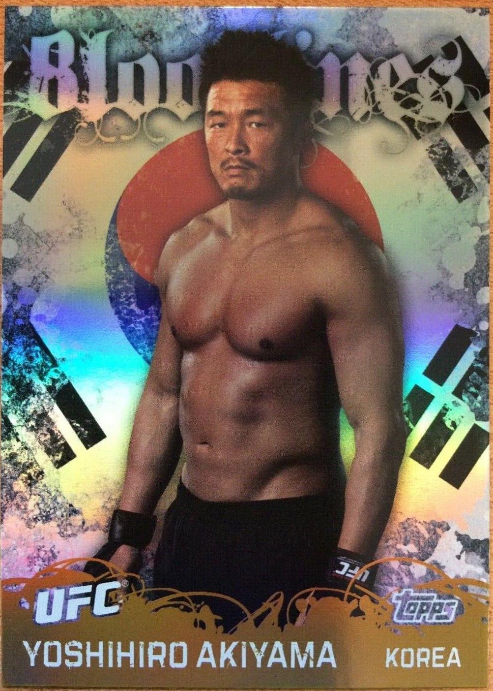 Yoshihiro Akiyama #BL-1 Ufc Cards 2010 Topps UFC Bloodlines