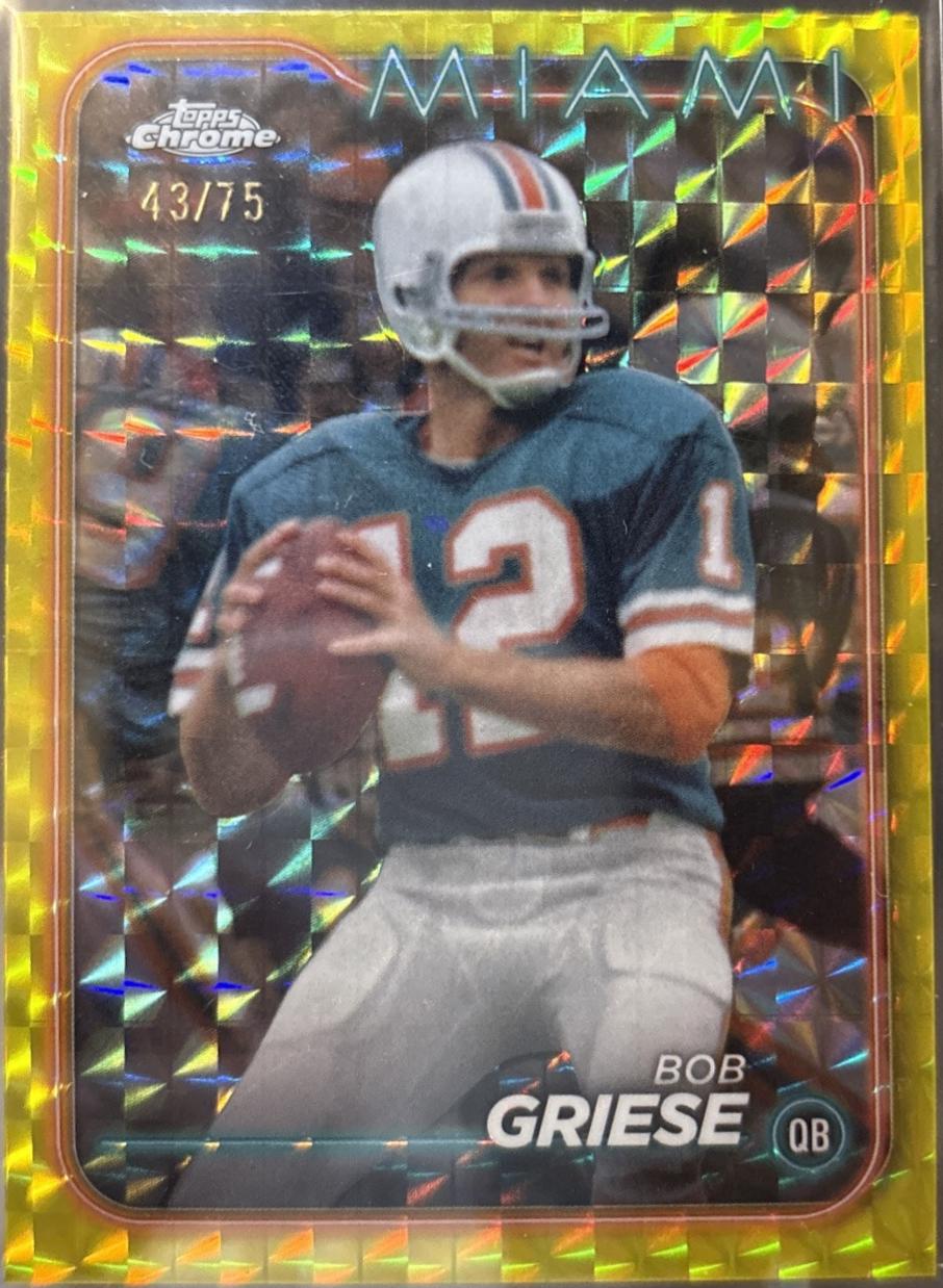 Bob Griese [Black Geometric] #107