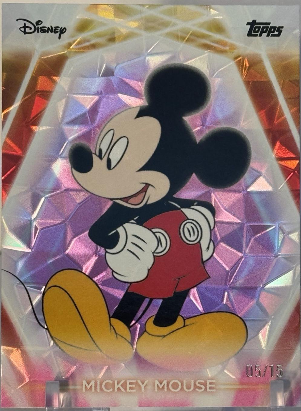 Mickey Mouse [Pink Diamante] #200 Prices | 2026 Topps Disney Neon