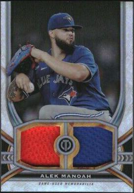 Alek Manoah #DR-AM Baseball Cards 2023 Topps Tribute Dual Relics