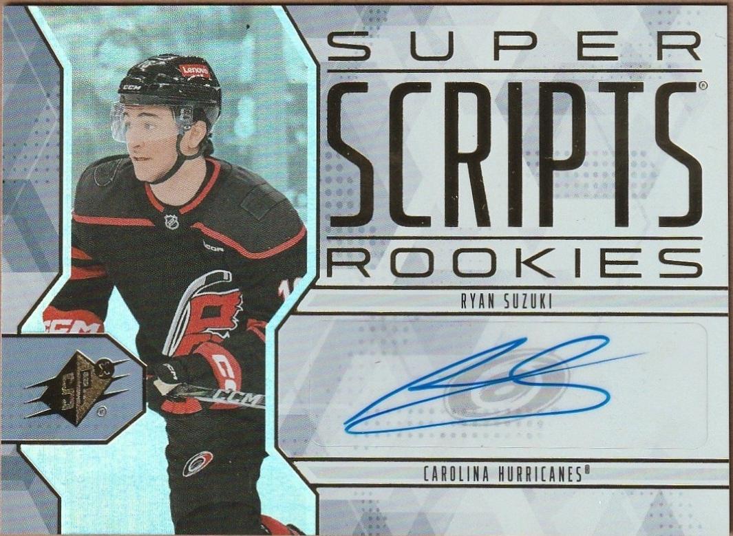 Ryan Suzuki #F-RS 2025 Spx Autograph Rookie Hockey
