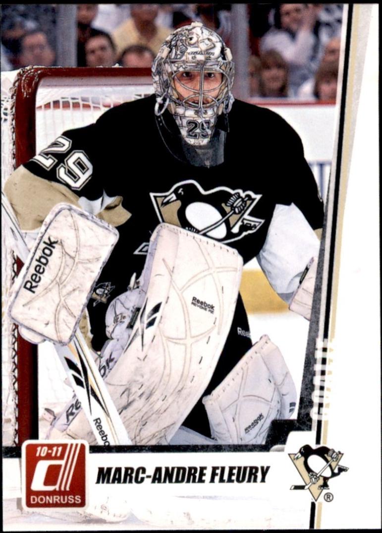 Marc-Andre Fleury #37 2010 Panini Donruss Hockey