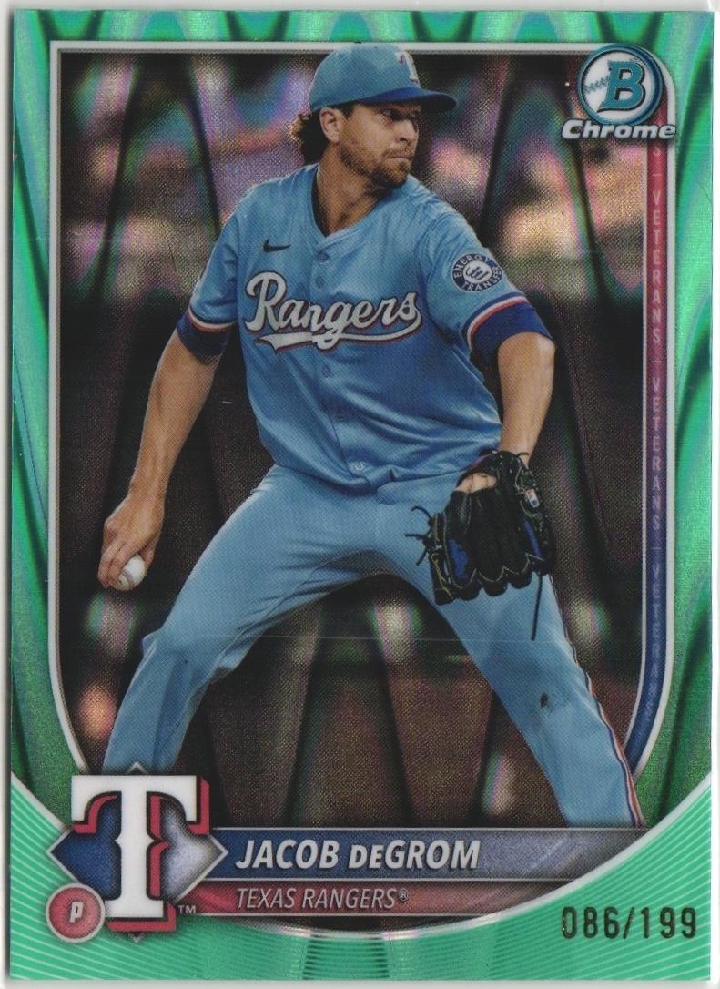 Jacob deGrom [Aqua Geometric Refractor] #47