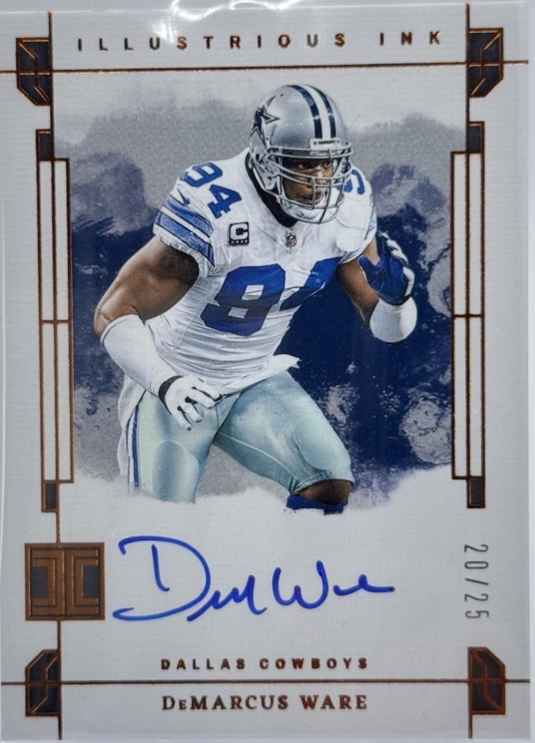 DeMarcus Ware #4 Football Cards 2024 Panini Impeccable Illustrious Ink