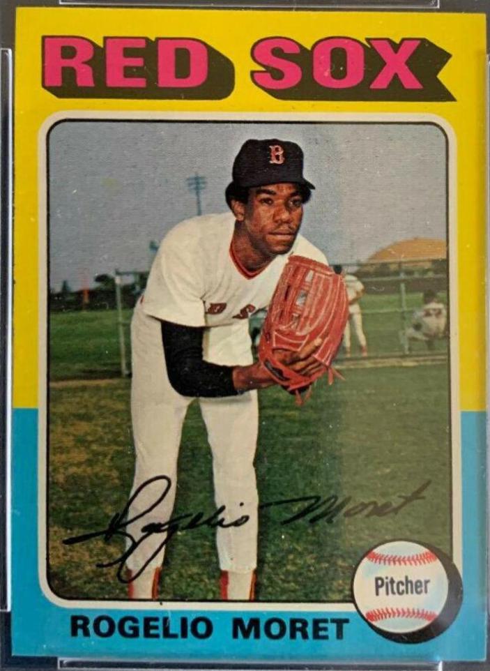 Rogelio Moret #8 Baseball Cards 1975 Topps Mini