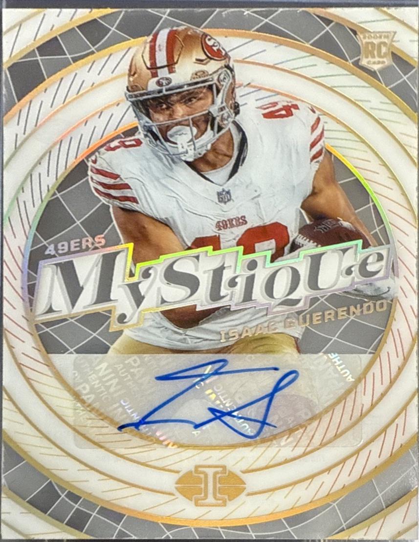 Isaac Guerendo #42 Football Cards 2024 Panini Illusions Mystique Autograph