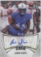 JAMIN DAVIS #BA-JD2 Football Cards 2017 Leaf Ultimate Draft Autographs