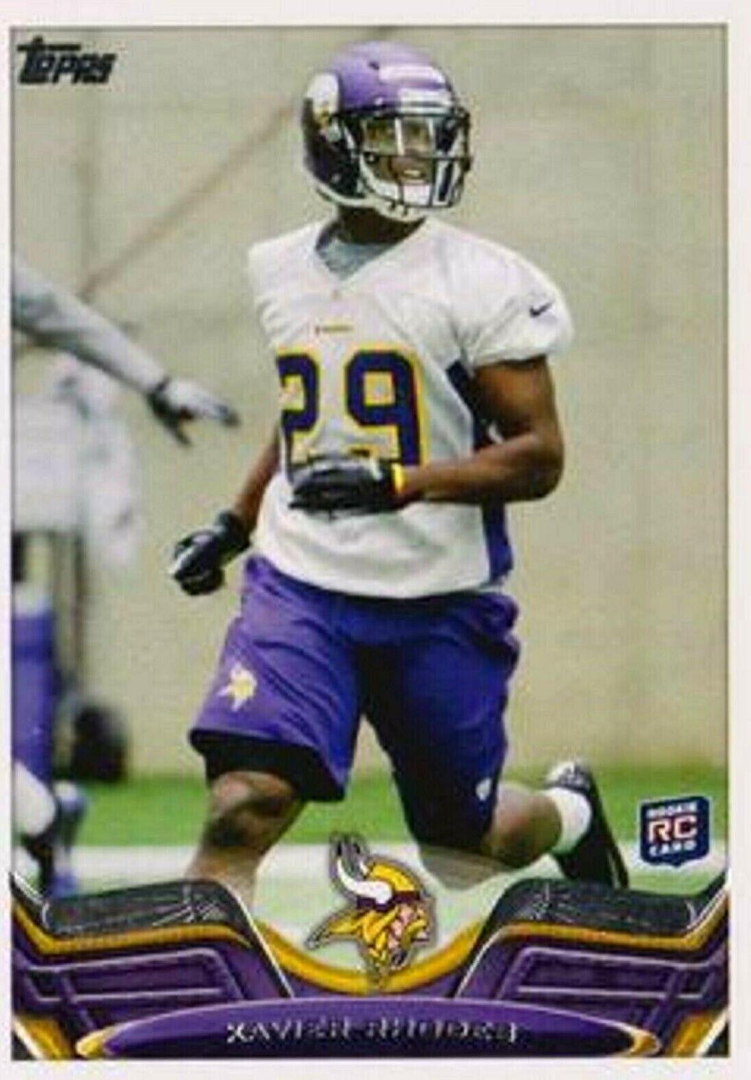 Xavier Rhodes #102 Football Cards 2013 Topps